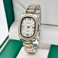 Silvery golden white