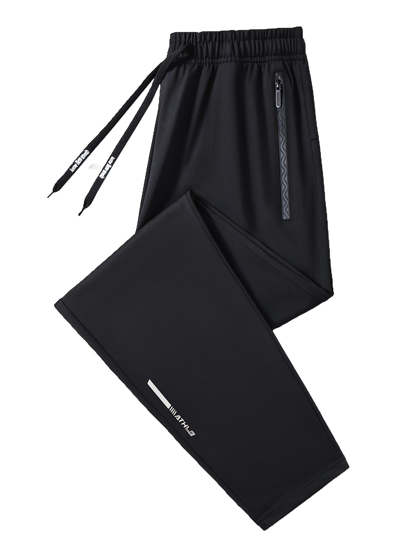 Men's Sweatpants Joggers with Drawstring & Pockets, Regular Fit Cuffed Athletic Track Pants in 95% Polyester for Running Training Spring Fall Daily Wear – Comfortable Sports Trousers for Men