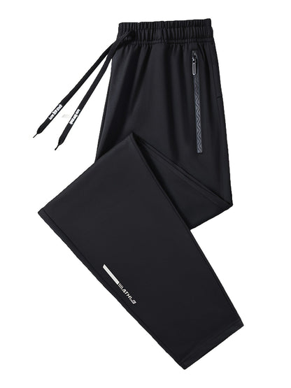 Men's Sweatpants Joggers with Drawstring & Pockets, Regular Fit Cuffed Athletic Track Pants in 95% Polyester for Running Training Spring Fall Daily Wear – Comfortable Sports Trousers for Men