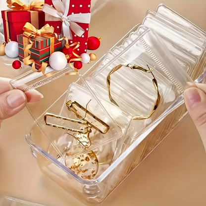 Clear Resealable Jewelry Bags 100pcs Antioxidant Zipper Pouches 2.75x3.93 Inch Self-Sealing Storage Bags for Jewelry Organization Durable Reusable Protective