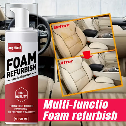 Car Interior Care Spray 6.76oz Multi-Purpose Cleaner for Car Seats Dashboard Steering Wheel PU Leather Fabric Gentle Neutral Formula All-Season Auto Interior Renovation Surface Protector Home & Vehicle