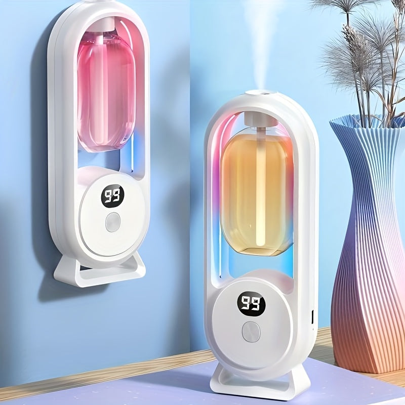 Essential Oil Diffuser Aromatherapy Humidifier with 7 Color LED Light, USB Powered Quiet Mini Aroma Diffuser for Bedroom, Office, Yoga & Home – Timer Setting, Multiple Scents Available