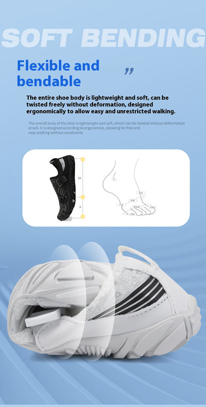 Women's Barefoot Water Shoes – Lightweight Slip-On Sneakers for Yoga, Beach, Swimming & Water Sports, Multi-Functional Sole with Cushioned Arch Support, Sizes US 5–12.5, 7 Colors