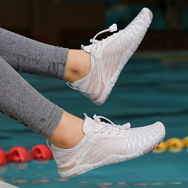Quick-Dry Water Shoes for Men & Women – Lightweight Non-Slip Barefoot Aqua Socks for Beach Swimming Yoga Wading Indoor Workouts, Soft Breathable Athletic Beach Footwear