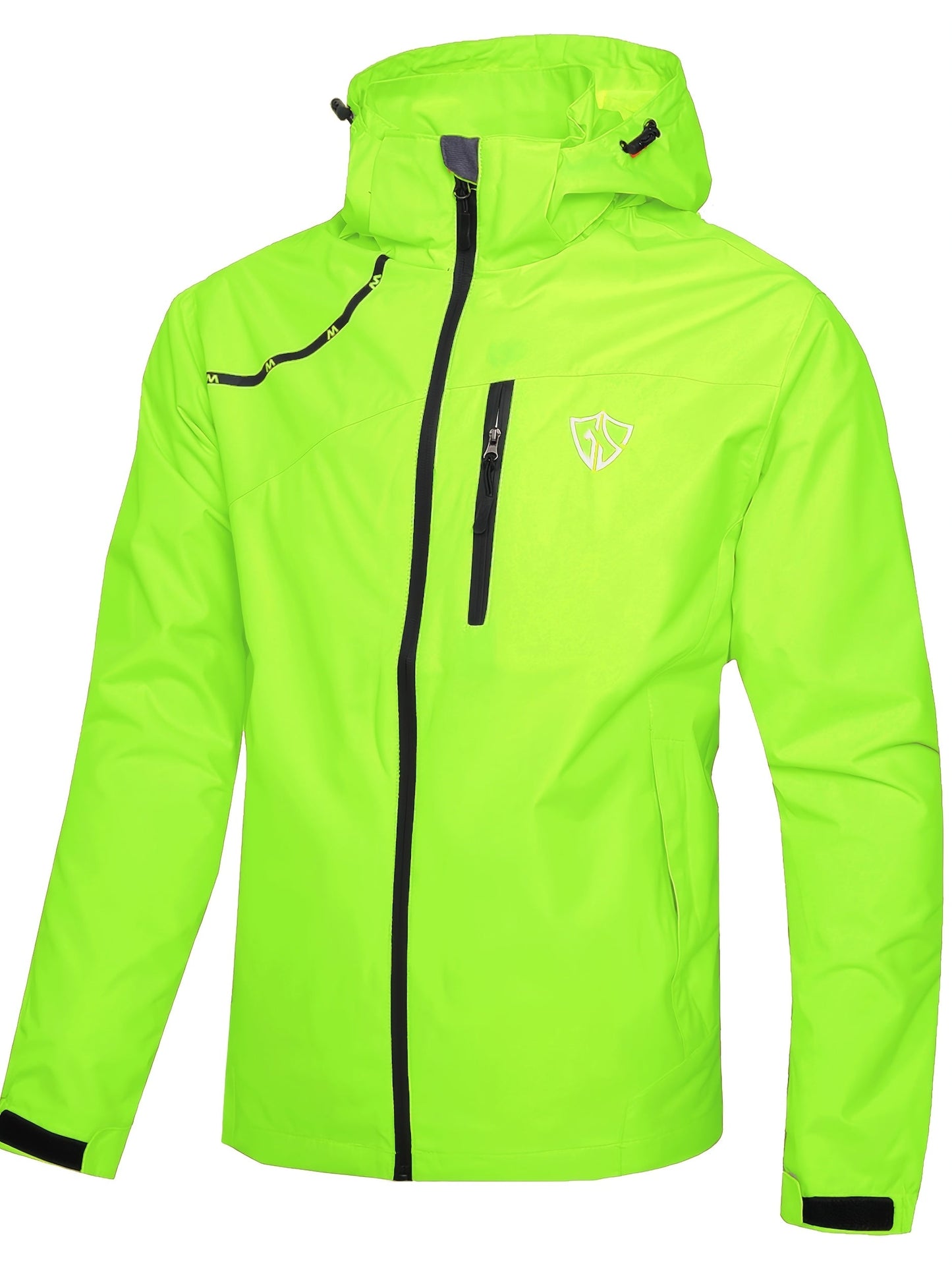 Men's Waterproof Windproof Rain Jacket with Hood – Lightweight Packable Raincoat for Hiking Outdoor Travel S-XXXL Multiple Colors