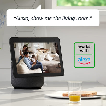 WiFi PTZ Indoor Camera with 3 Inch Built-In Screen 3MP HD Video Calling Two-Way Audio Color Night Vision AI Detection Pet Baby Elderly Monitor Home Security Camera App Control
