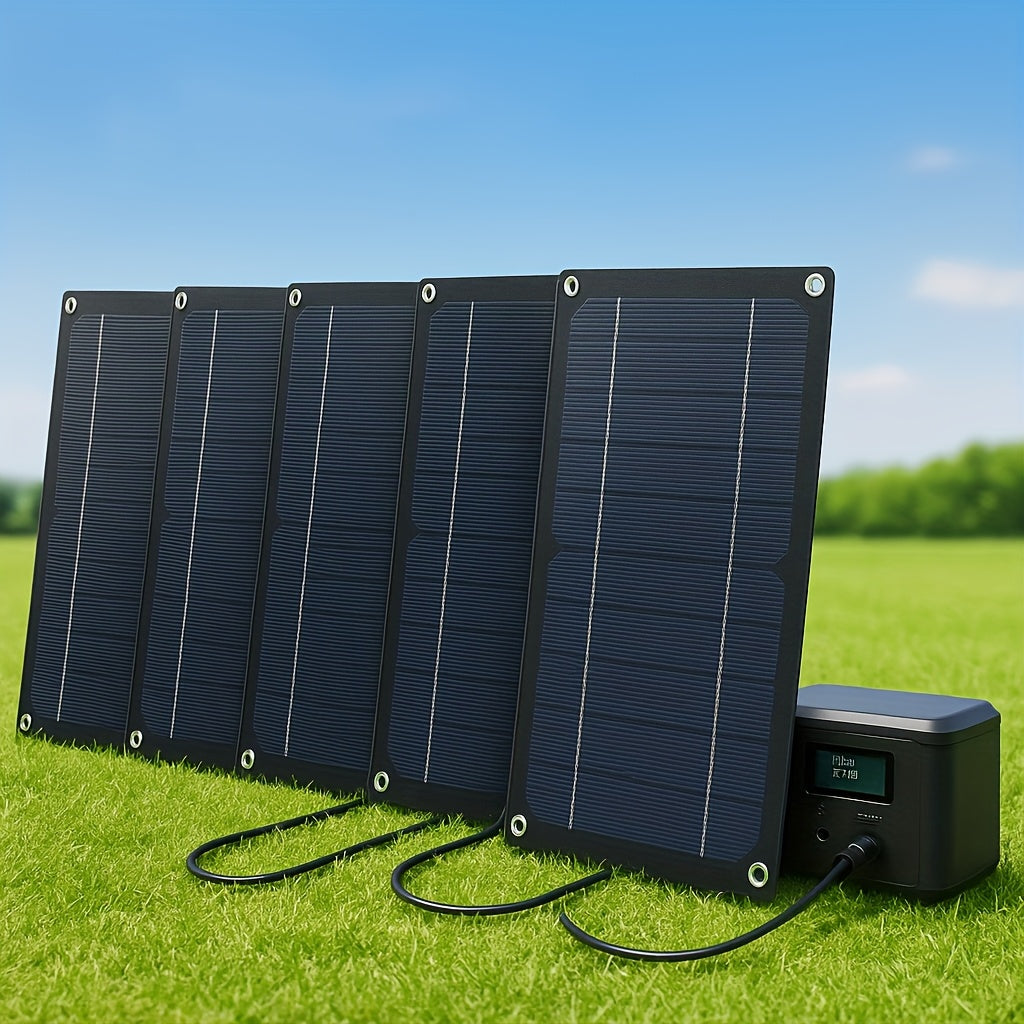 Solar Panel Kit with Battery Charging Controller – Portable Off-Grid Power for Car, RV, Caravan, Camping & Outdoor Use