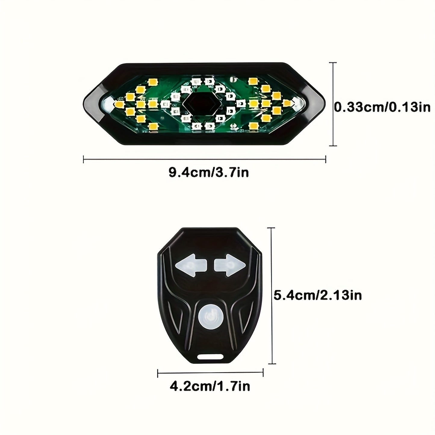 Bike Tail Light with Turn Signals USB Rechargeable 120 Lumens 5 Modes Wireless Remote Control LED Safety Rear Light for Road Mountain Commuter Bike Adults Kids Men Women Cycling