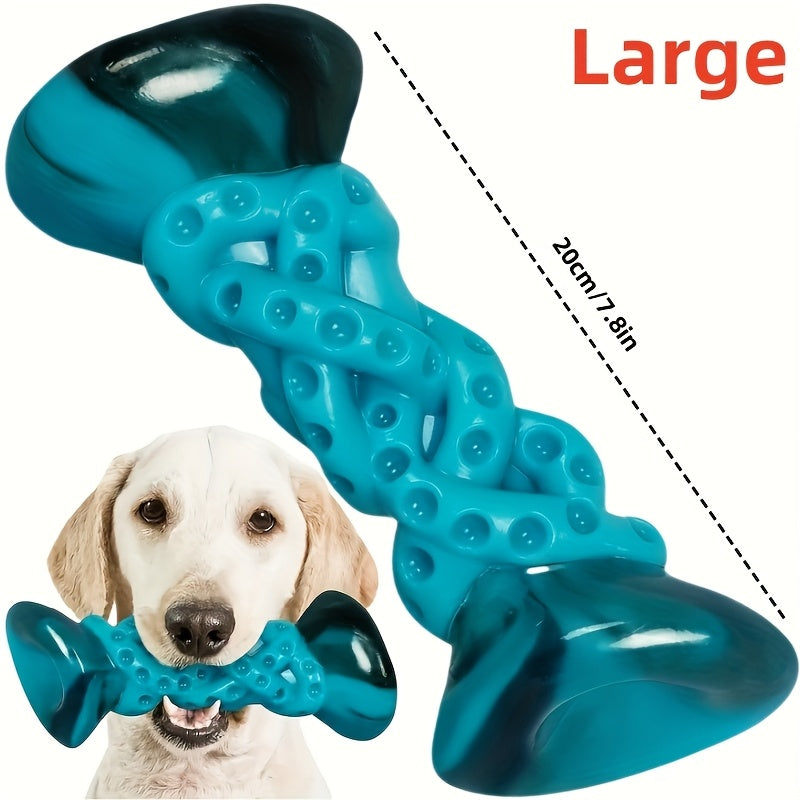 Durable Nylon Dog Chew Toy Anxiety Relief Boredom Buster Indestructible Pet Toy for Small Medium Large Dogs Aggressive Chewers Standard and Large Size Keeps Dogs Busy Stress Relief