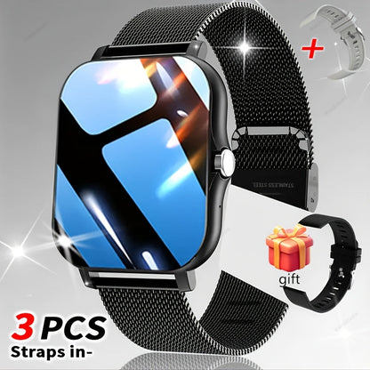 Full Touch Smartwatch 1.83" TFT Large Screen – Wireless Calling, Message Reminders, Email Display, Location Navigation, Remote Camera, Music Player, USB Charging, Gift for Family & Friends