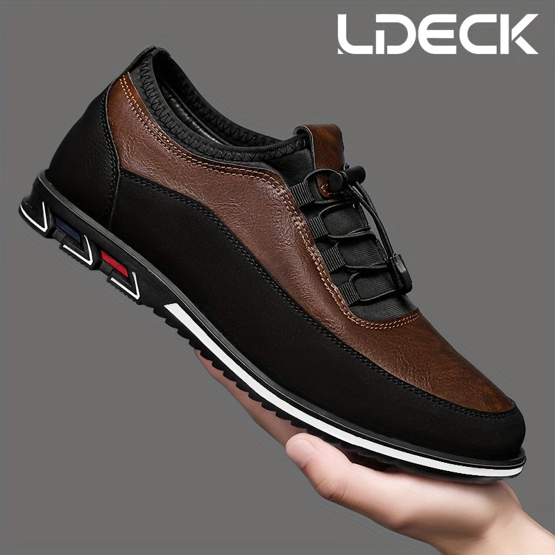 Men's High Top Business Casual Dress Shoes – Lace-Up Formal Oxford Sneakers for Office & Suit, 13 Colors, US Sizes 6.5–13.5