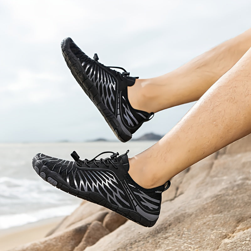 Quick-Dry Water Shoes for Men & Women – Lightweight Non-Slip Barefoot Aqua Socks for Beach Swimming Yoga Wading Indoor Workouts, Soft Breathable Athletic Beach Footwear