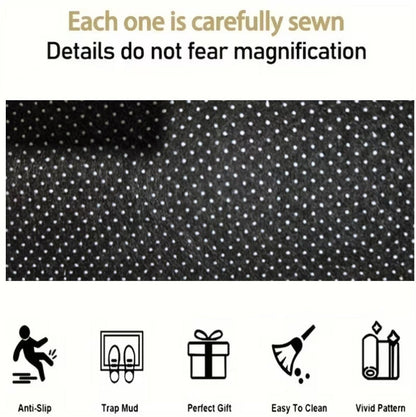 Car Trunk Mat Cargo Liner – Non-Slip Waterproof Floor Mat with Unique Patterns, Durable Vehicle Interior Protector from Dirt, Spills & Scratches, Universal Fit