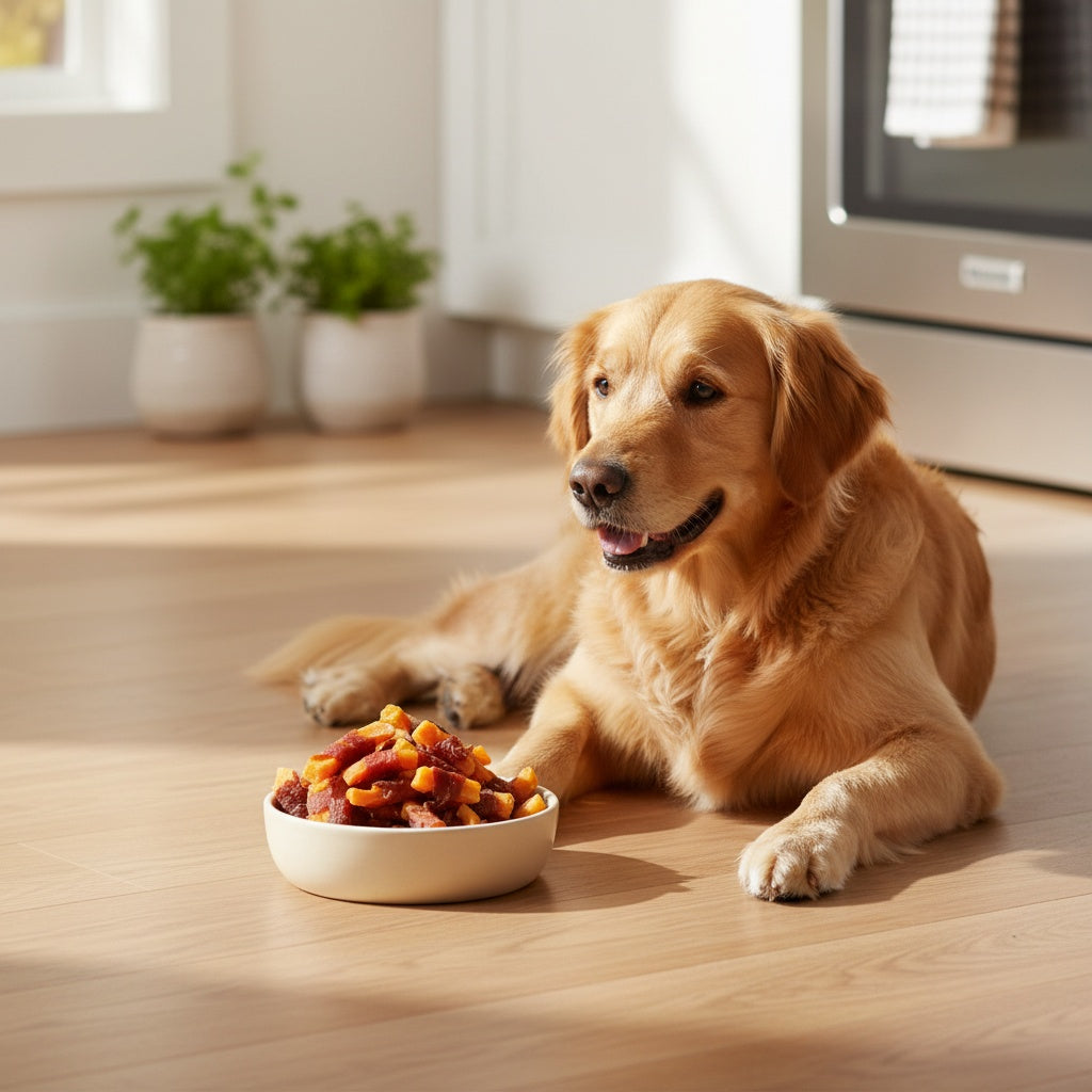 Duck Wrapped Sweet Potato Dog Treats, Natural High-Protein Chicken Chews for Small, Medium & Large Dogs, Grain-Friendly Easy-to-Digest Healthy Training Snacks