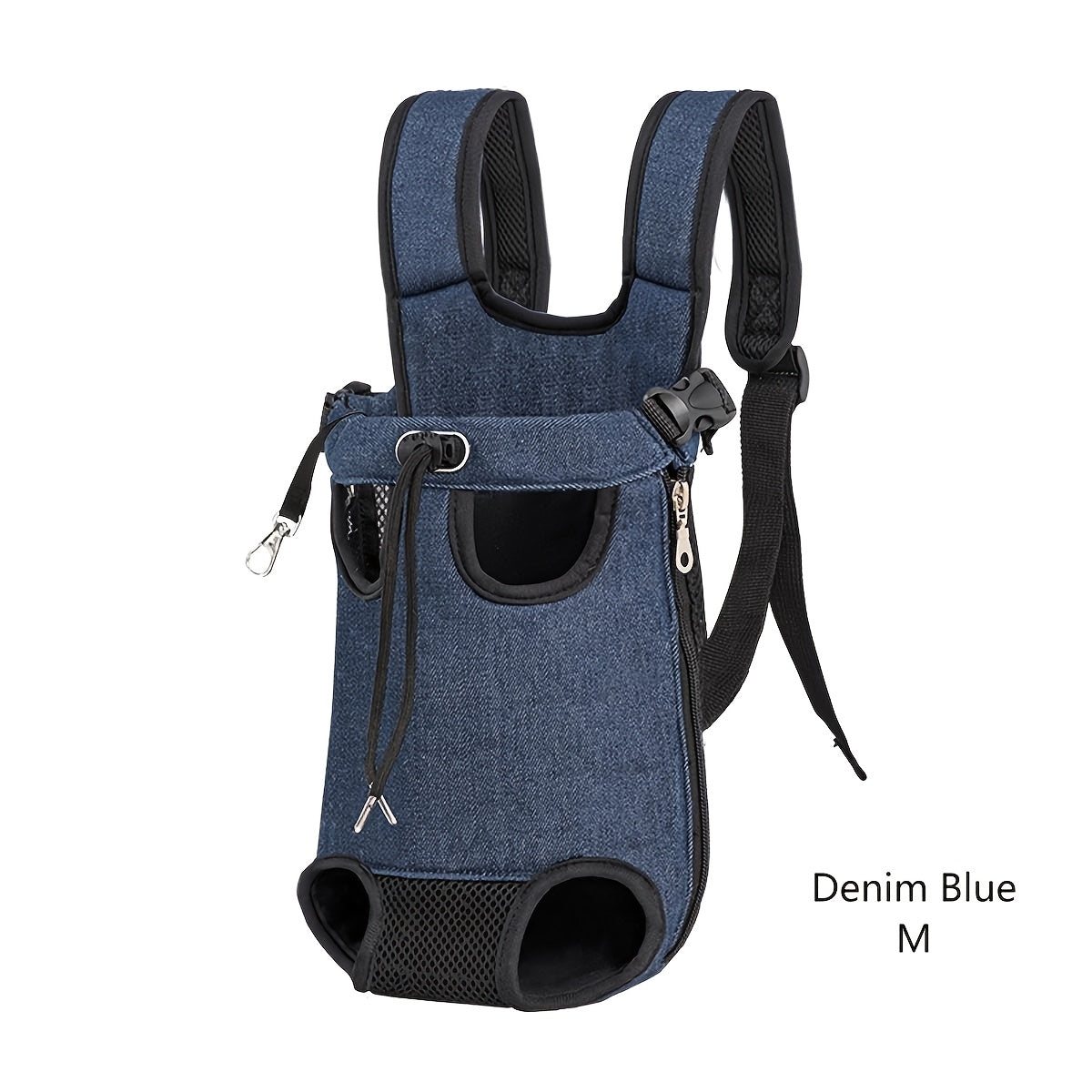 Hands-Free Pet Backpack Carrier for Cats & Small Dogs – Breathable Mesh Harness with Adjustable Shoulder Straps, Outdoor Travel Bag for Hiking, Cycling & Park Walks, Perfect Halloween & Christmas Gift