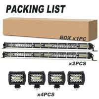 2x 22in + 4x 4in LED Lights