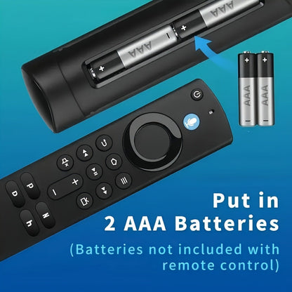 Alexa Voice Remote Replacement for Fire TV Stick 4K Max Lite Cube 3rd Gen – Built-In Voice Search, Wireless, Compatible with Echo Show 15, Fire TV Stick 2nd 3rd Generation, Easy Button Access