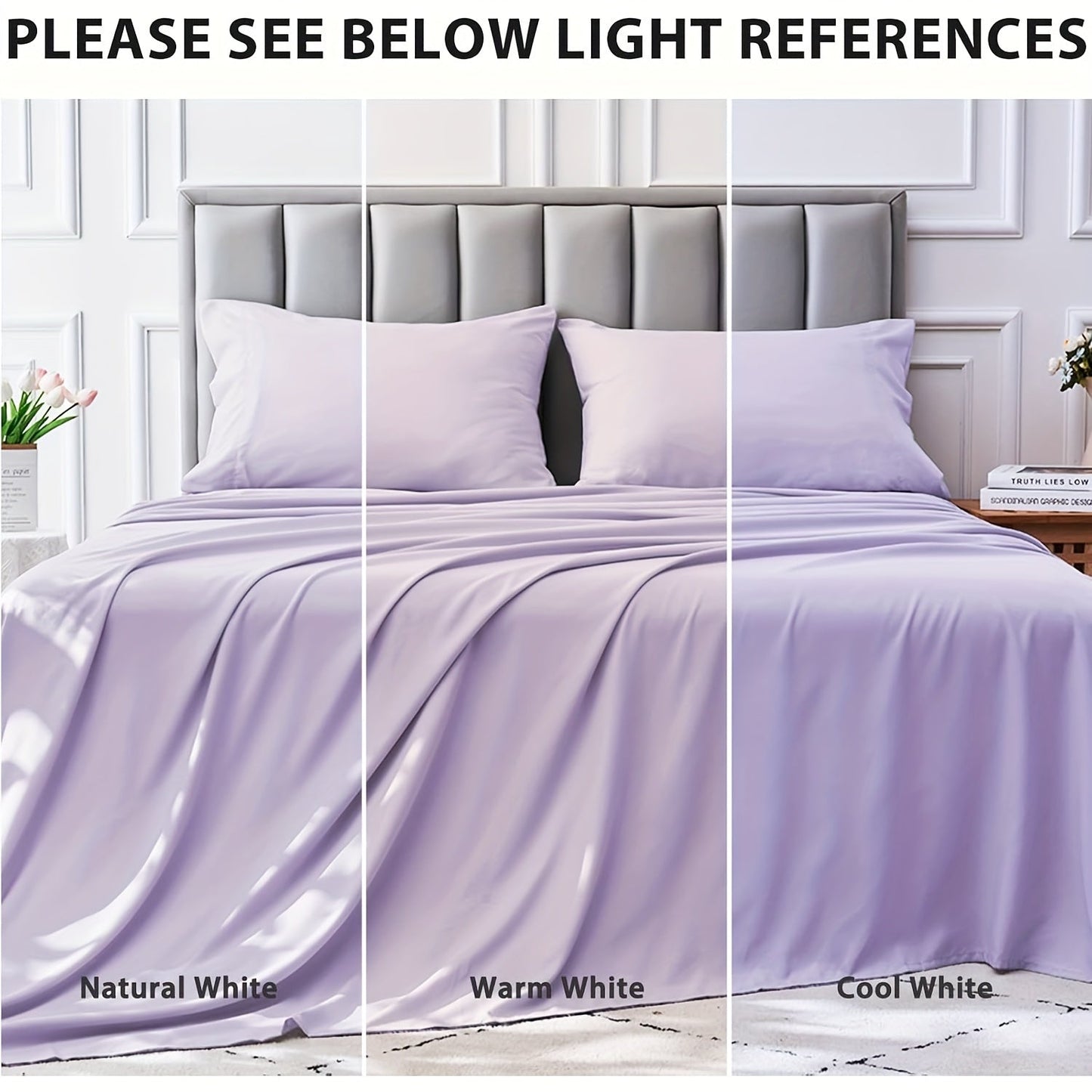 4-Piece Microfiber Bed Sheet Set Deep Pocket – Ultra Soft Breathable Hotel-Grade Sheets, Fade & Shrink Resistant, All Season, Twin Full Queen King, Multiple Colors