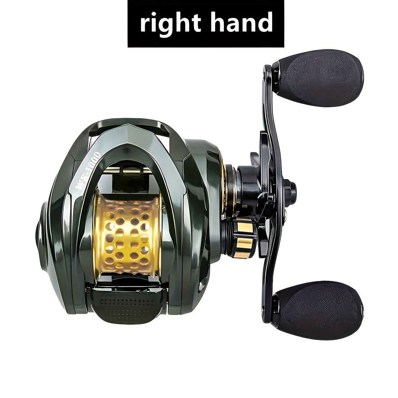 Heavy Duty Fishing Reel High Speed Gear Ratio Aluminum Alloy Saltwater Freshwater Spinning Reel Left Right Hand for Experienced Anglers Big Fish