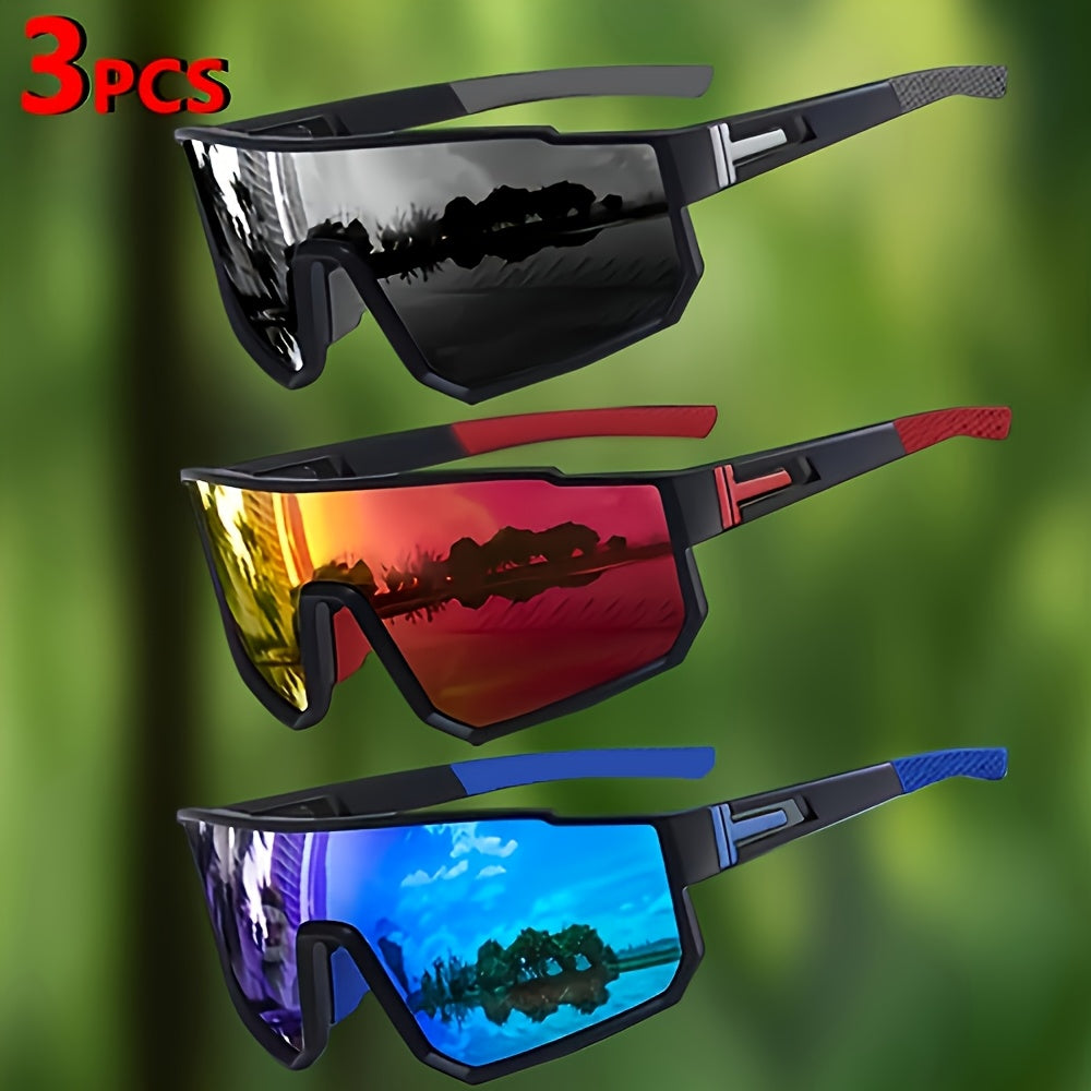Square Frame Fashion Glasses 4 Pack for Men Women - Retro Trendy Colorful Eyewear Set UV Protection Lightweight Plastic Frame Glasses for Daily Wear, Parties, Halloween & Christmas Gifts