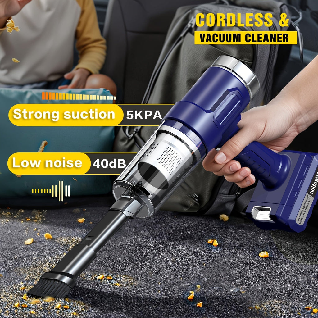 Cordless Gap Vacuum Cleaner 5KPa Strong Suction USB Rechargeable Wireless Handheld Dust Collector for Car, RV, Kitchen Gaps, Floor & Home – 2000mAh Battery, One-Click Empty, Compact Portable Design