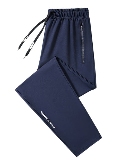 Men's Sweatpants Joggers with Drawstring & Pockets, Regular Fit Cuffed Athletic Track Pants in 95% Polyester for Running Training Spring Fall Daily Wear – Comfortable Sports Trousers for Men