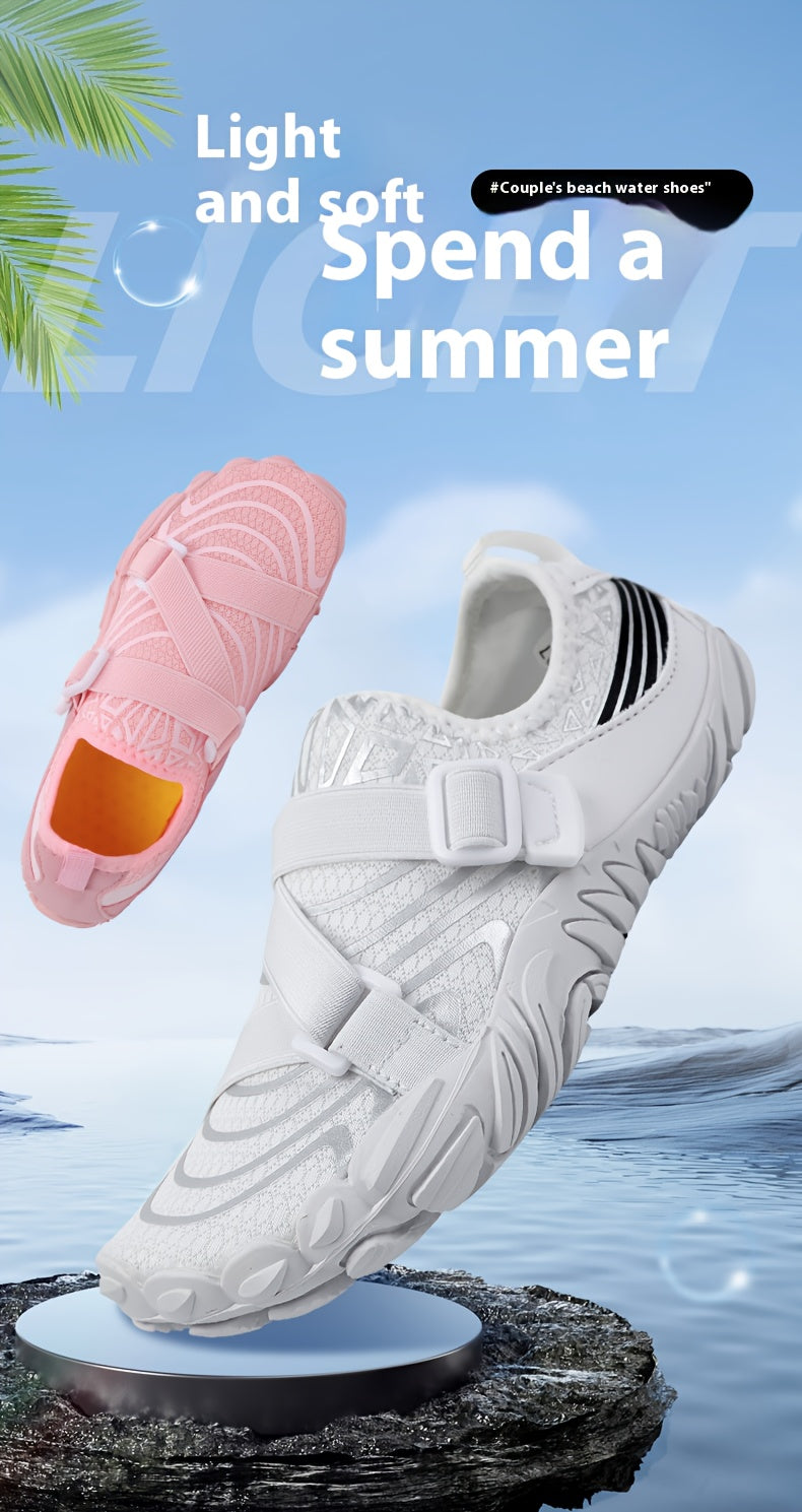 Women's Barefoot Water Shoes – Lightweight Slip-On Sneakers for Yoga, Beach, Swimming & Water Sports, Multi-Functional Sole with Cushioned Arch Support, Sizes US 5–12.5, 7 Colors