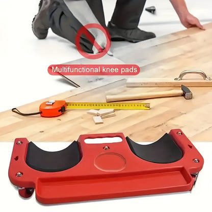 Rolling Knee Pad Platform with Wheels & Built-In Tool Tray ABS Cushioned Kneeling Pad for Flooring, Carpentry, Car Repairs & Machine Work – Heavy Duty, Comfortable, Multi-Function Work Stool