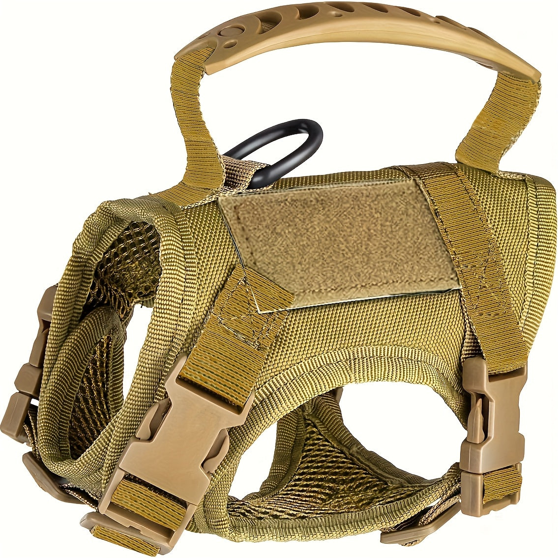 Cat Tactical Vest Harness Adjustable Escape-Proof 600D Oxford Pet Chest Strap Training Clothes for Cats & Small Dogs One Size Fits Most