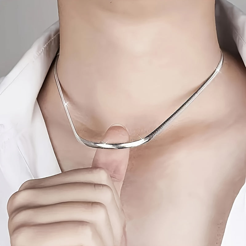 8pcs Men's Stainless Steel Necklace Set – Cuban Chain & Twisted Chain Hip Hop Street Style, Durable Fashion Chains for Men, Perfect Gift for Boyfriend, Son, Father's Day & Birthday
