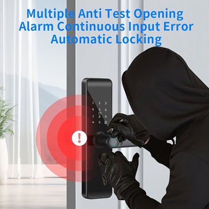 Smart Door Lock Fingerprint Keyless Entry – WiFi App Control, Numeric Keypad, Biometric Fingerprint, Wide-Angle Camera Option, 4-in-1 & 7-in-1 Models for Home, Rental, Office & Hotel