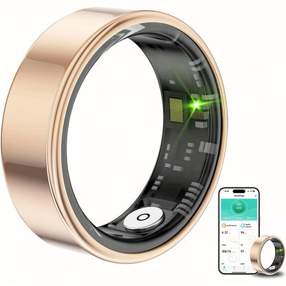 Smart Ring for Men & Women 2026 – Health Fitness Tracker with Heart Rate HRV Sleep Tracking Steps Calories Body Temperature & Stress Monitor, Bluetooth 5.3 Compatible iPhone Android