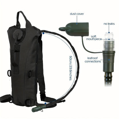 Hydration Pack with 3L Water Bladder Backpack – Lightweight Hiking Water Backpack with Adjustable Reservoir Bag for Men & Women, Running Vest for Hiking, Running, Cycling, Climbing & Camping
