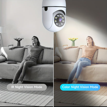 2-Pack Indoor Security Camera 355° Rotation – 2.4G/5G WiFi, Motion Detection, Full-Color Night Vision, Two-Way Audio, Cloud & 256GB TF Card Storage, Alexa Compatible, Baby & Pet Monitor for Home