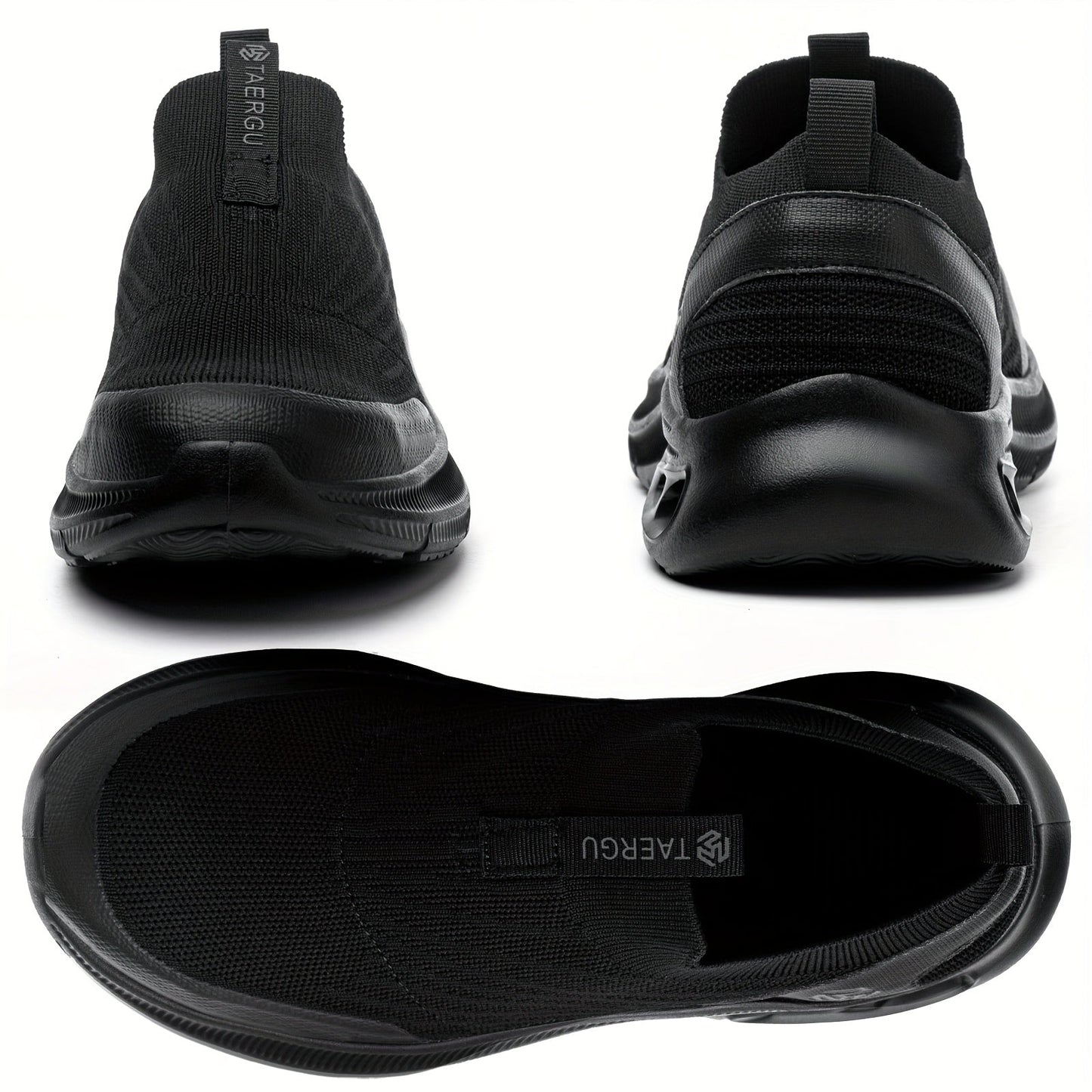 Steel Toe Work Shoes for Men Slip-On Lightweight Safety Sneakers Puncture-Resistant Non-Slip Loafers Black Grey Blue Sizes US 5.5-14