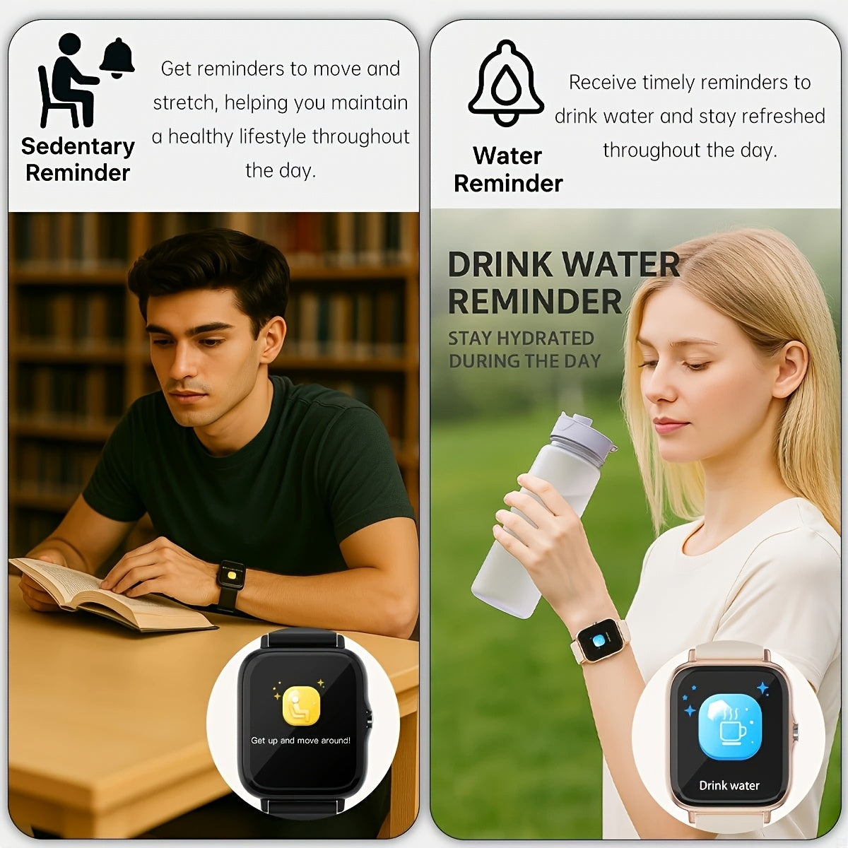2026 Smartwatch Unisex Wireless Calling Dialing Multiple Sports Modes Heart Rate Message Notification Multi-App Alerts Fitness Tracker Watch for Men Women Compatible iPhone Android