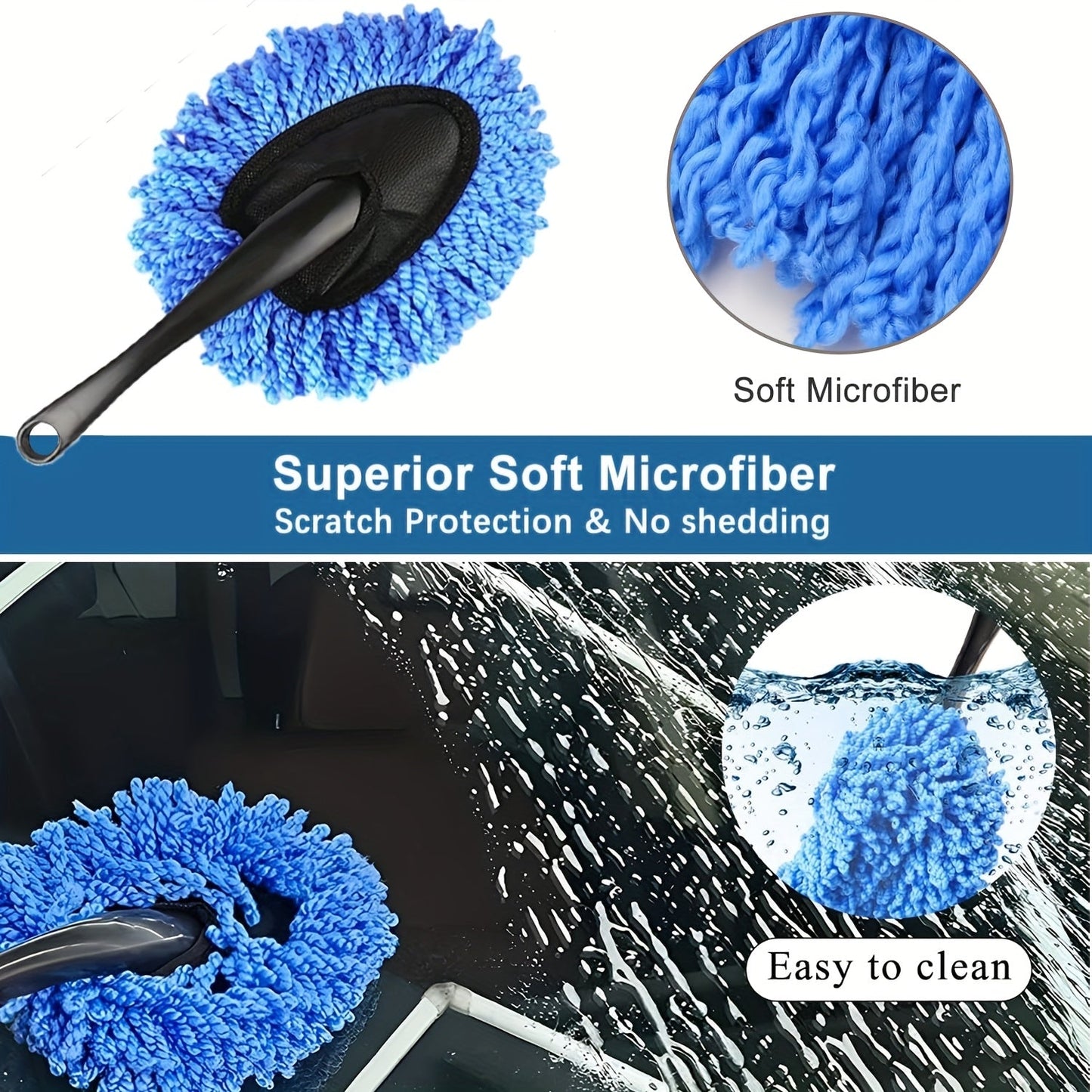 26PCS Car Detailing Brush Set Complete Car Cleaning Kit with Drill Brushes Wash Mitt Tire Brush Window Squeegee Cleaning Gel Spray Bottle for Interior Exterior Wheels Windshield Professional Auto Care