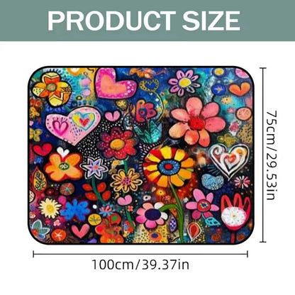 Car Trunk Mat Cargo Liner – Non-Slip Waterproof Floor Mat with Unique Patterns, Durable Vehicle Interior Protector from Dirt, Spills & Scratches, Universal Fit