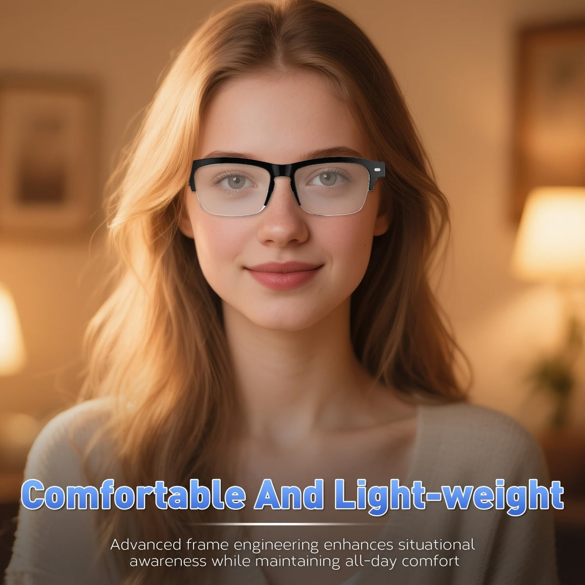 Smart Audio Glasses Photochromic Auto-Tinting Lenses Bluetooth Speaker Microphone – HD Voice Calls HiFi Music UV Protection Wireless Smart Sunglasses Sports Driving Fishing Daily Wear