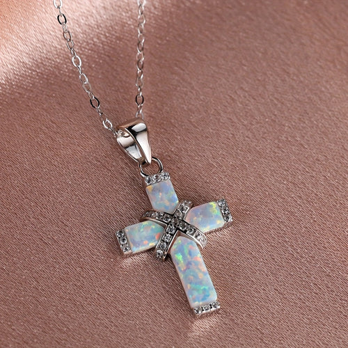 925 Sterling Silver Cross Pendant Necklace for Women – Hypoallergenic Vintage Boho Faith Jewelry, Minimalist CZ Choker Necklace, Elegant Gift for Her Birthday Anniversary Christmas