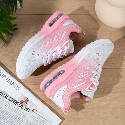 Women's Running Shoes Lightweight Mesh Air Cushion Arch Support Non-Slip Breathable Walking Tennis Sneakers for Women Workout Sports US Sizes 5.5-11