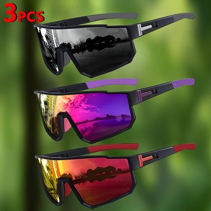 Square Frame Fashion Glasses 4 Pack for Men Women - Retro Trendy Colorful Eyewear Set UV Protection Lightweight Plastic Frame Glasses for Daily Wear, Parties, Halloween & Christmas Gifts