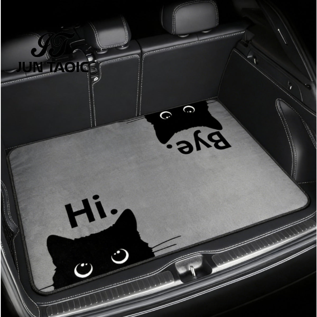 Car Trunk Mat Cargo Liner – Non-Slip Waterproof Floor Mat with Unique Patterns, Durable Vehicle Interior Protector from Dirt, Spills & Scratches, Universal Fit