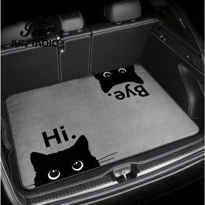 Car Trunk Mat Cargo Liner – Non-Slip Waterproof Floor Mat with Unique Patterns, Durable Vehicle Interior Protector from Dirt, Spills & Scratches, Universal Fit