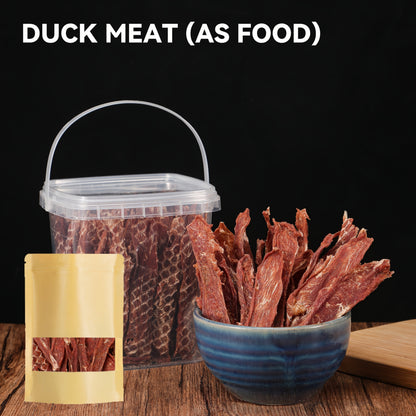 High-Protein Duck Jerky Dog Treats Bundle – Grain & Rawhide Free Daily Chews for Small, Medium & Large Breeds, Premium Quality Natural Dog Snacks