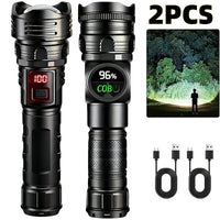 High-Lumen Flashlight Set (2pcs)