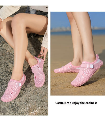 Women's Barefoot Water Shoes – Lightweight Slip-On Sneakers for Yoga, Beach, Swimming & Water Sports, Multi-Functional Sole with Cushioned Arch Support, Sizes US 5–12.5, 7 Colors