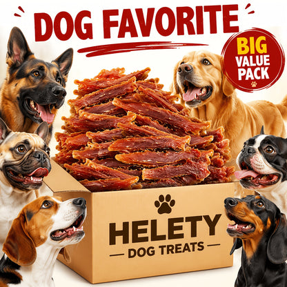 High-Protein Duck Jerky Dog Treats Bundle – Grain & Rawhide Free Daily Chews for Small, Medium & Large Breeds, Premium Quality Natural Dog Snacks