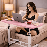 Bedside Computer Desk- Pink