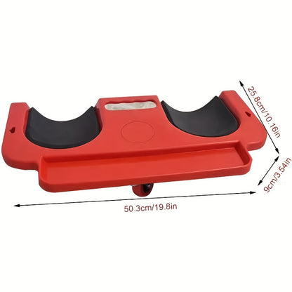 Rolling Knee Creeper Pad with Built-In Tool Tray – ABS High-Impact Frame, Cushioned Kneeling Pad for Mechanics, Carpenters, Flooring & Car Repairs – Multi-Color Automotive Repair Aid & Workshop Gift